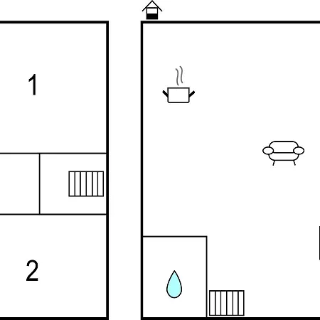 Two-bedroom Holiday In 펜션 *